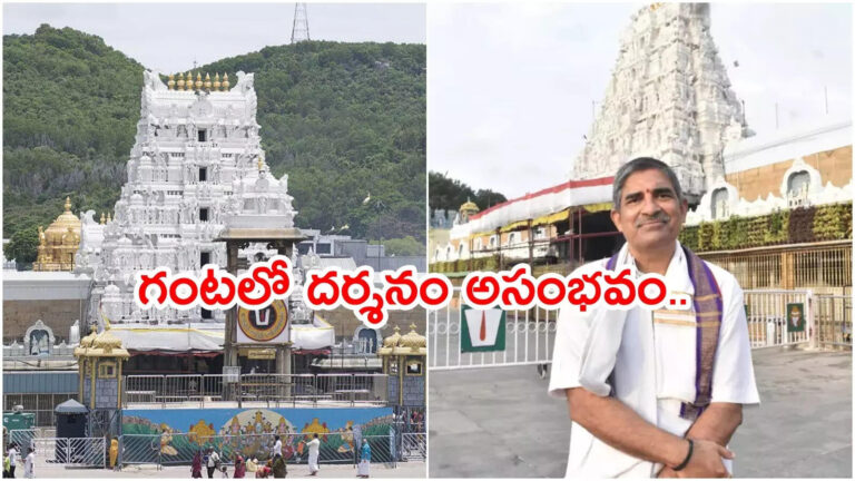 Lv Subrahmanyam Tirumala Darshan Ai Comments,AIతో గంటలో శ్రీవారి దర్శనం అసంభవం.. మాజీ సీఎస్‌ ఎల్వీ సుబ్రహ్మణ్యం – former chief secretary lv subrahmanya visits tirumala and said ai can cot speed up tirumala darshan